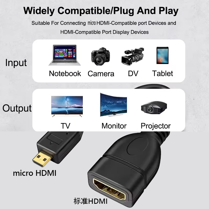 4K 60Hz Micro HDTV To HDTV Dat - огляд і ціна Pi 4 Case