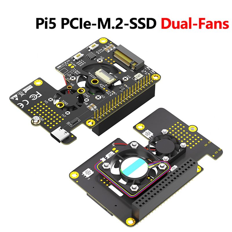 For Raspberry Pi 5 Pcie To M.2 - огляд і ціна Pi 5 Case