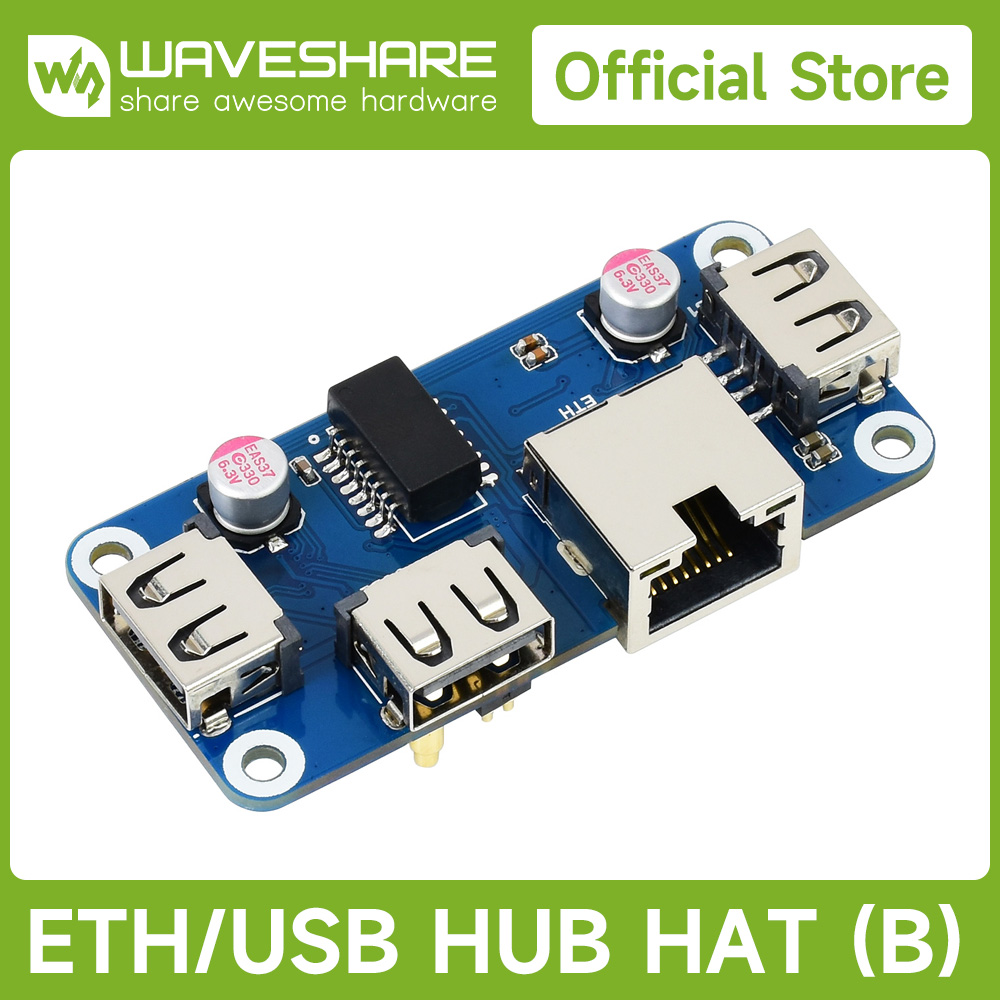 Waveshare USB HUB HAT (B) 4x p - огляд і ціна Pi Zero