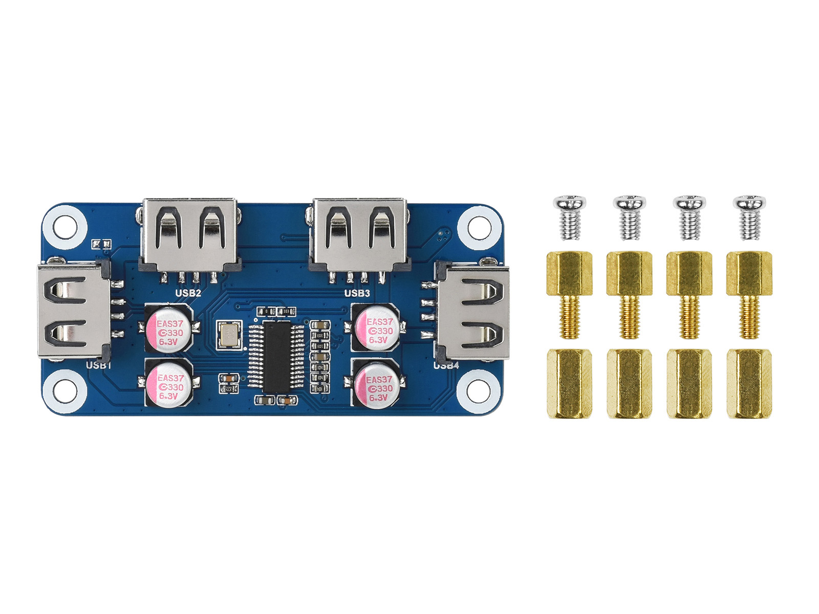 Waveshare USB HUB HAT (B) 4x p - огляд і ціна Pi Zero