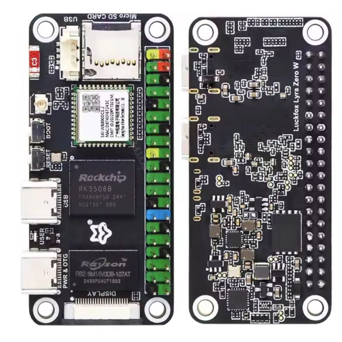 Luckfox Lyra Zero W RK3506B Ro - огляд і ціна Pi Zero