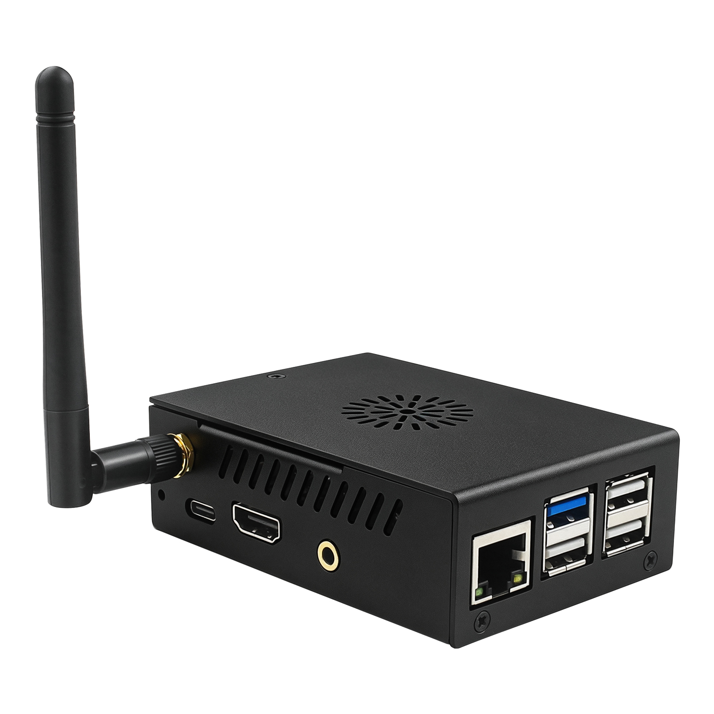 Orange Pi 4 Pro Metal Case Bla - огляд і ціна Pi 4 Case