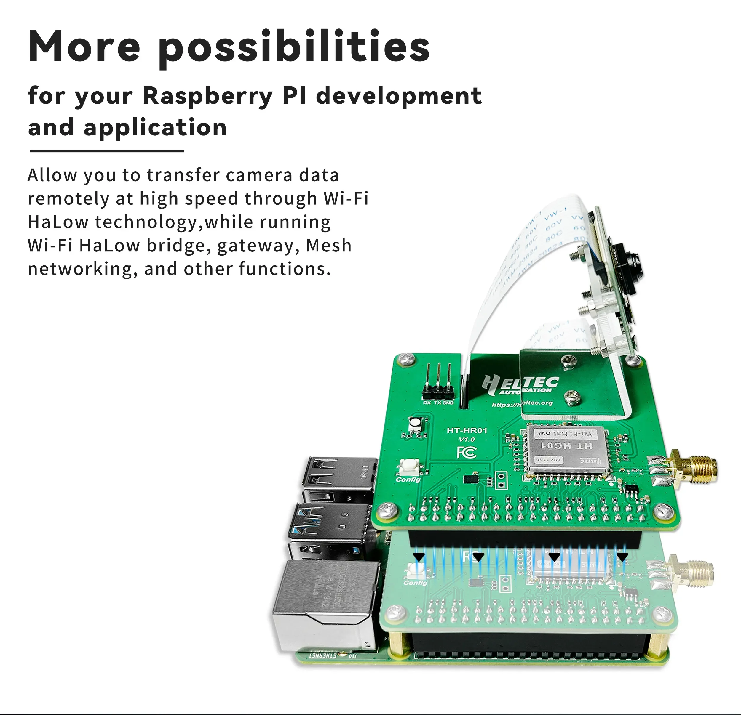 Heltec Pi-CamLow HR01 Wi-Fi Ha - огляд і ціна Pi Camera Module