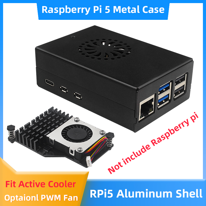 Raspberry Pi 5 Aluminum Alloy  - огляд і ціна Pi Power Supply