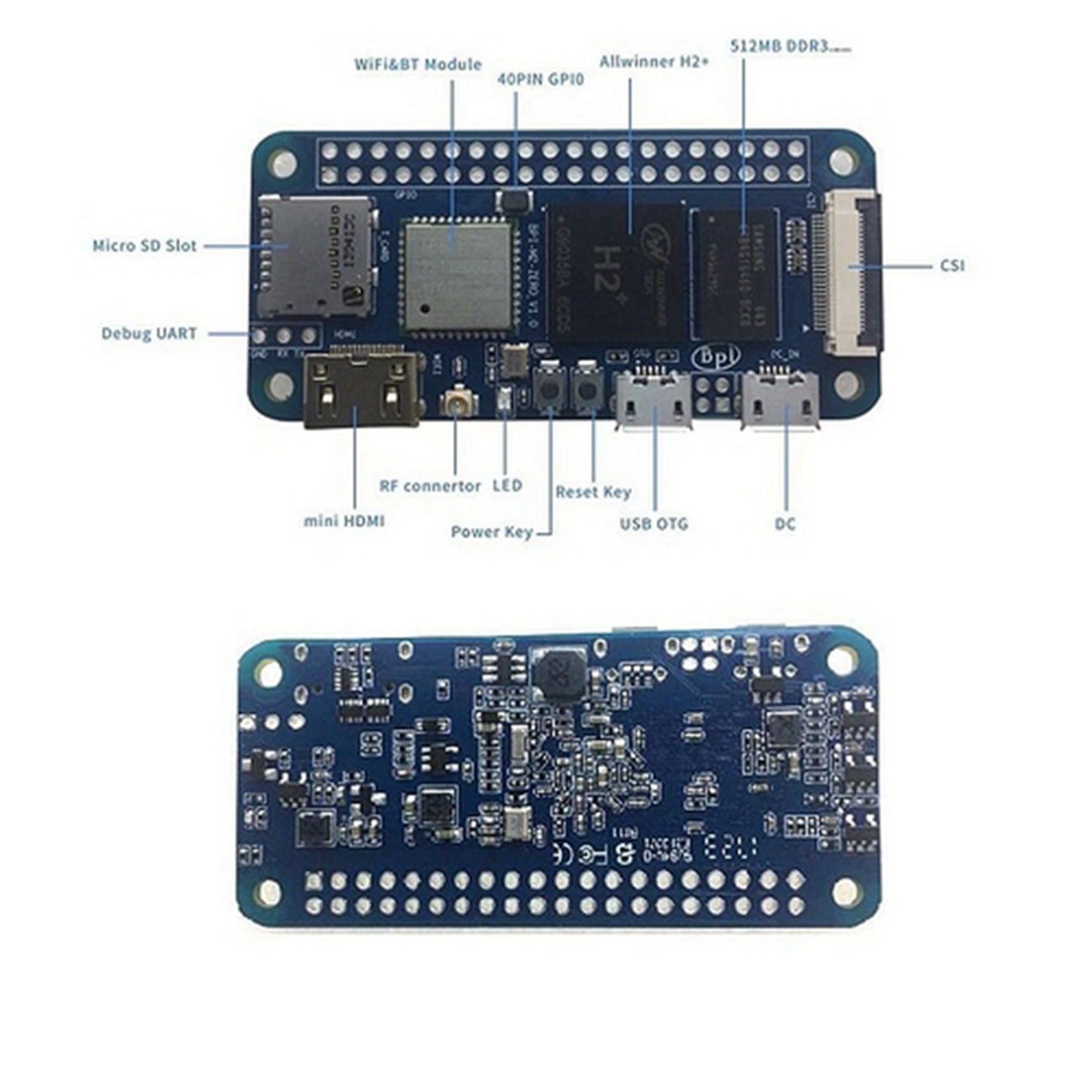 B29C-5X New For Banana Pi M2 Z - огляд і ціна Pi Zero
