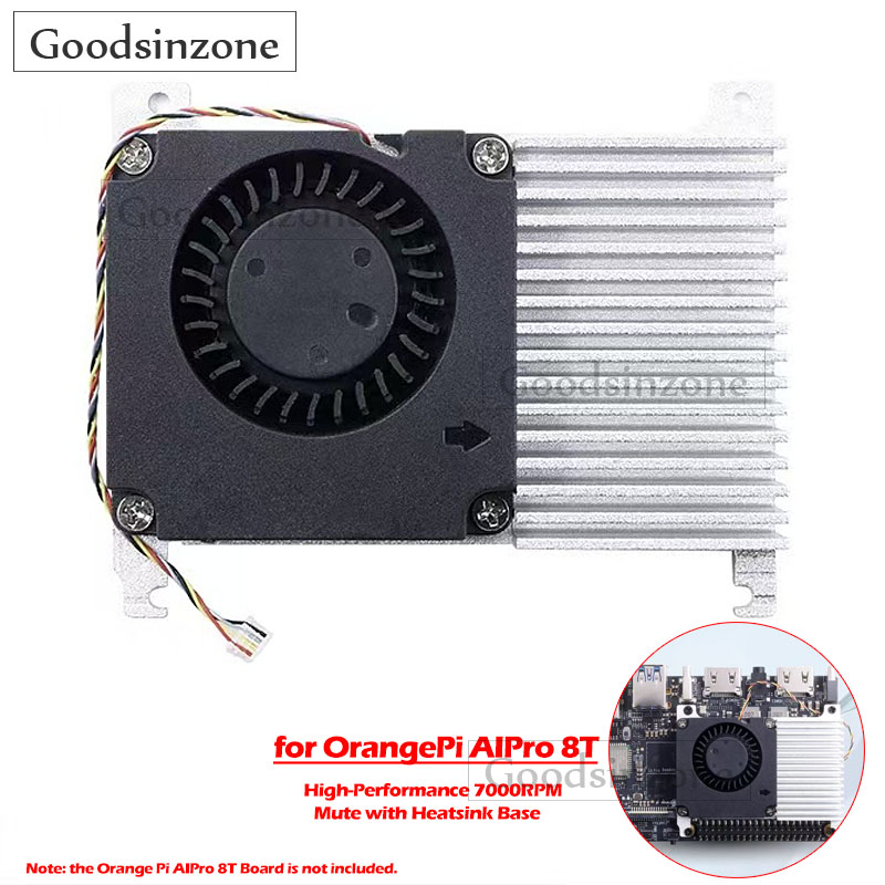 Cooling Fan with Heatsink Base - огляд і ціна Pi Power Supply