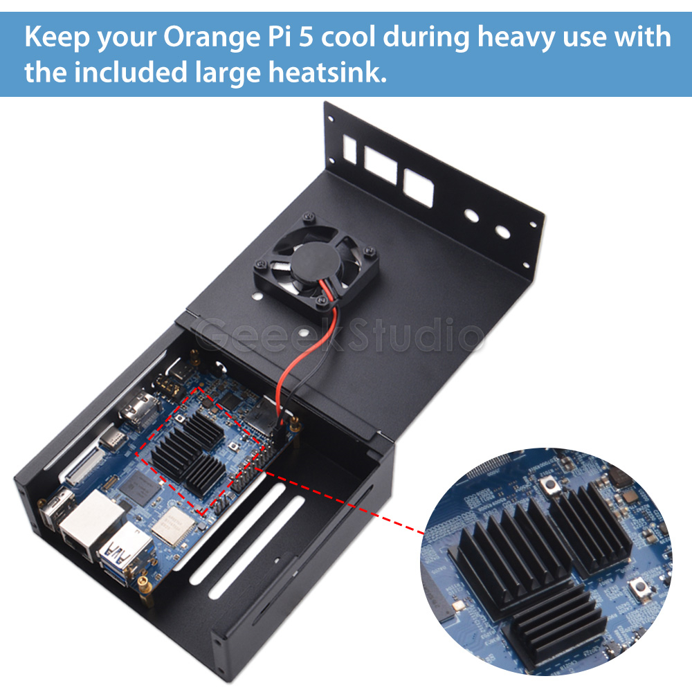 Orange Pi 5/5B Metal Protectiv - огляд і ціна Pi Cooler