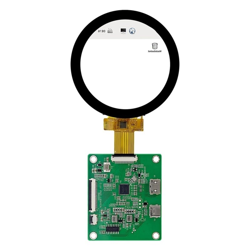 A52T DSI TFT LCD Round Display - огляд і ціна Raspberry Pi 5