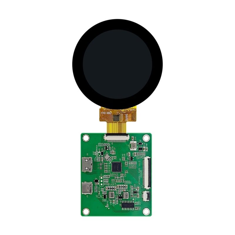 A52T DSI TFT LCD Round Display - огляд і ціна Raspberry Pi 5