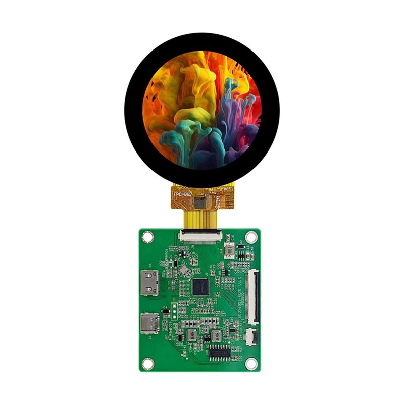 A52T DSI TFT LCD Round Display - огляд і ціна Raspberry Pi 5
