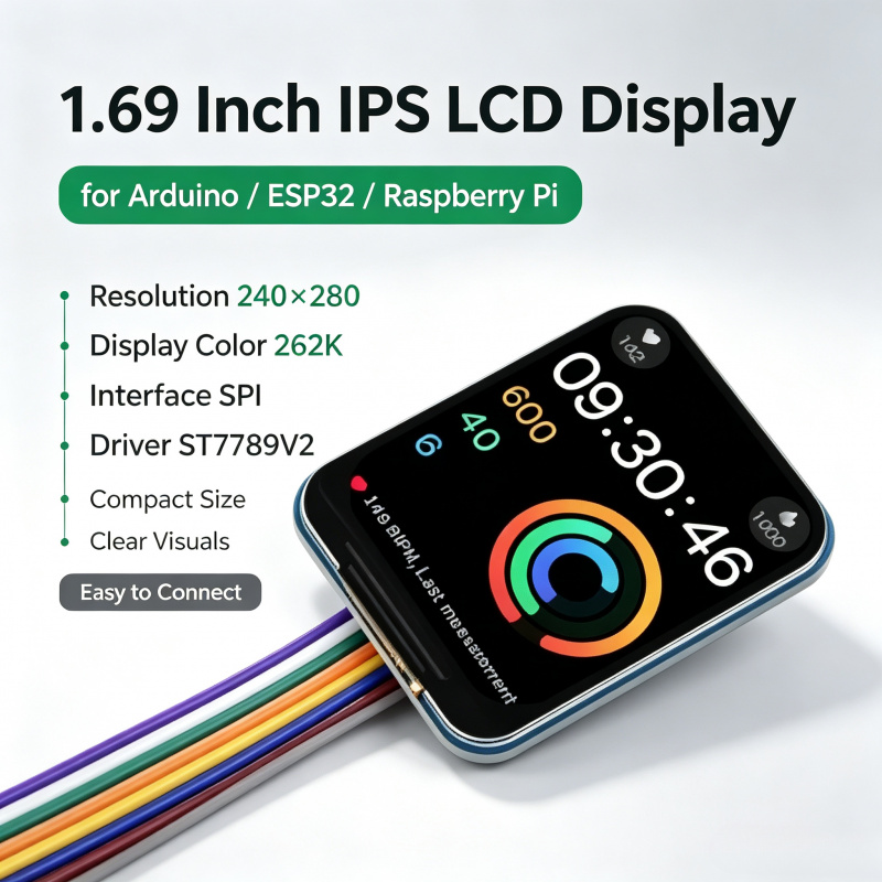 1.69 Inch IPS LCD Module ST778 - огляд і ціна Pi Display