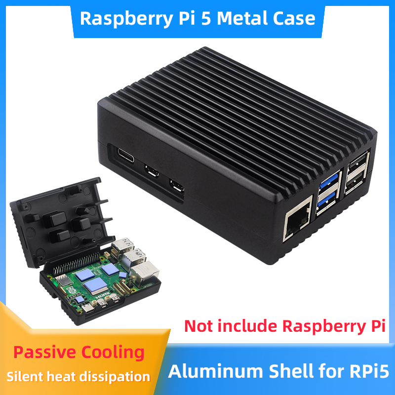 Raspberry Pi 5 Aluminum Case A - огляд і ціна Pi Cooler