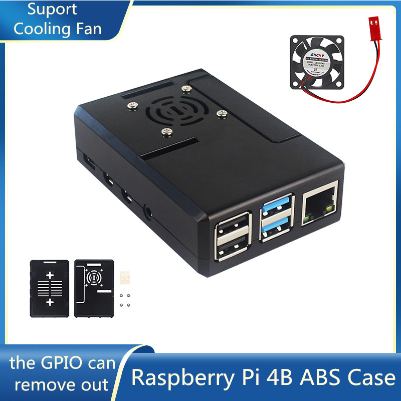 Raspberry Pi ABS Case Black Pl - огляд і ціна Pi 4 Case
