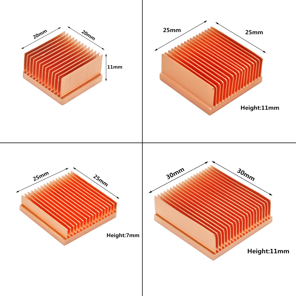 Pure Copper Heatsink DIY Heat  - огляд і ціна Pi Power Supply
