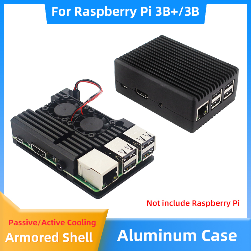 Raspberry Pi 3B+ 3B Aluminum C - огляд і ціна Pi Cooler